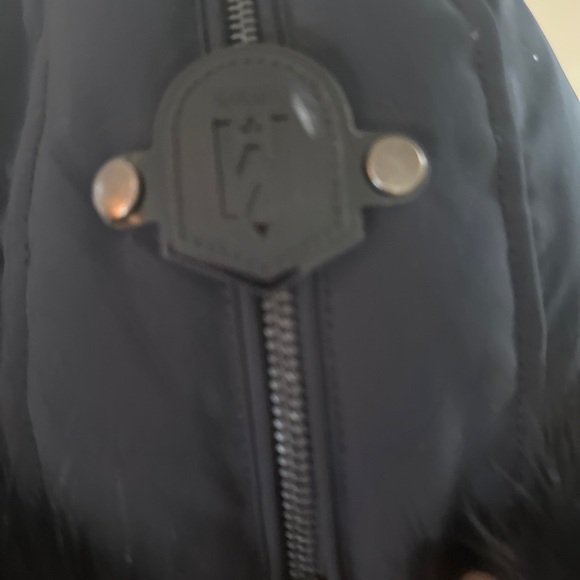 Women's Black Fur-Trimmed Jacket - Picture 4 of 10